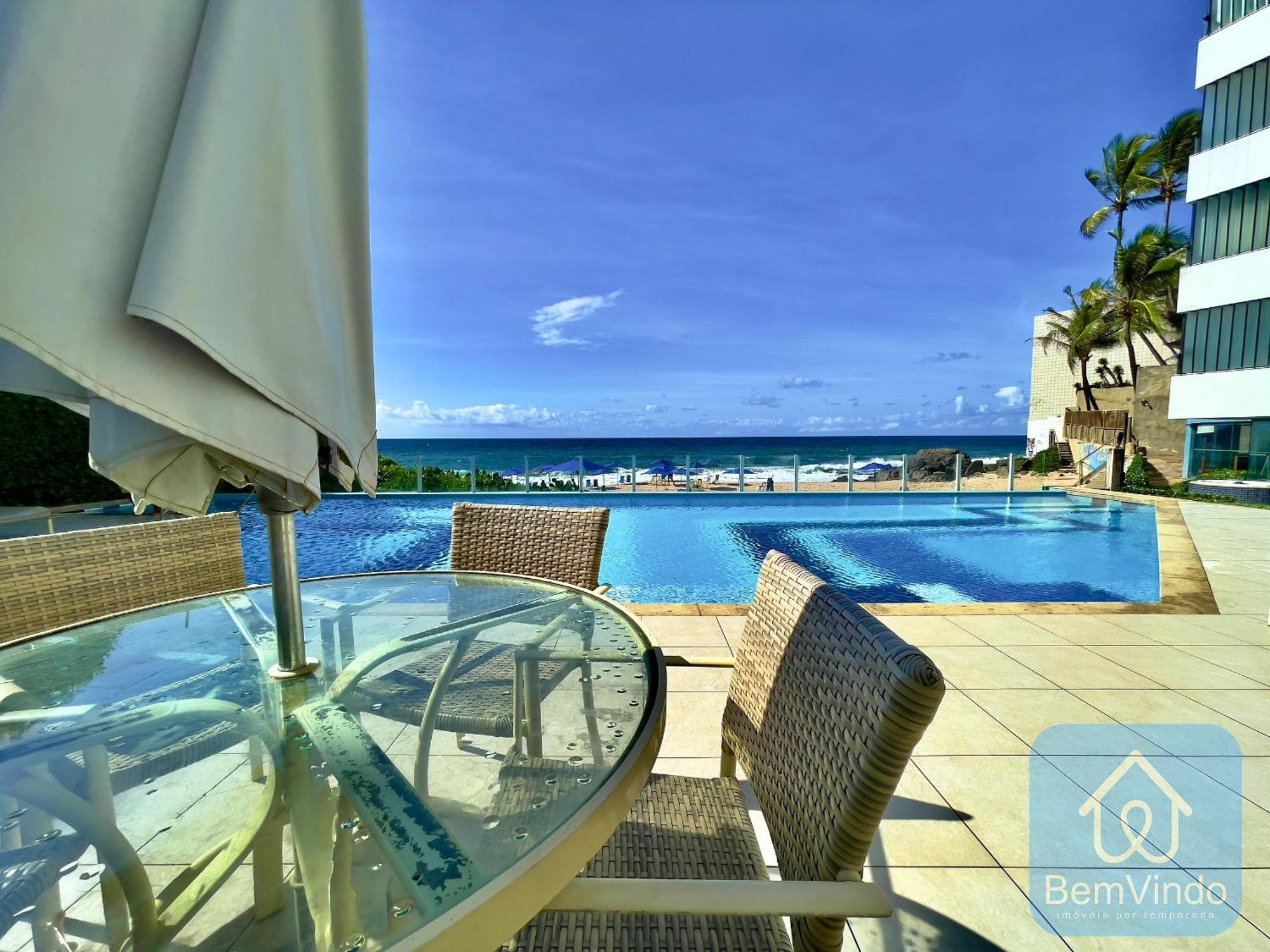 Apartamento Completo Com Vista Mar E Pe Na Areia Salwador Zewnętrze zdjęcie
